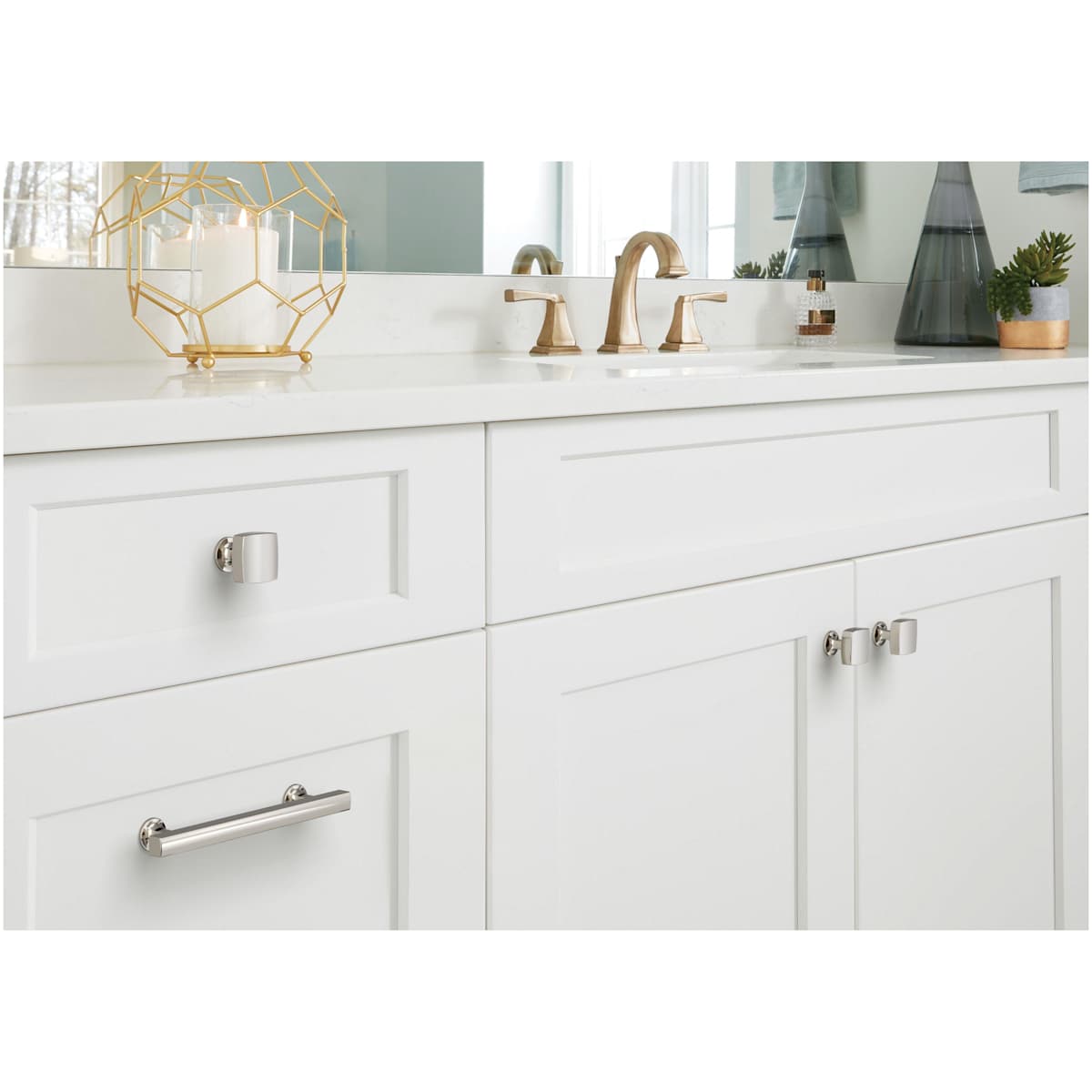 Amerock - BP37105MB - Everett 5-1/16 Inch Center to Center Bar Cabinet Pull in Matte Black