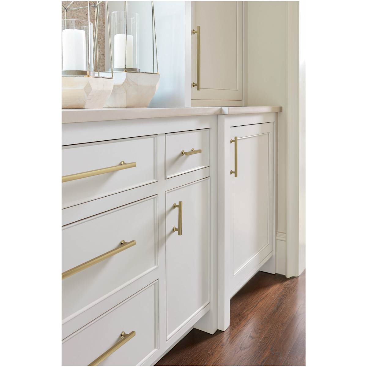 Amerock - BP37106BBZ - Everett 6-5/16 Inch Center to Center Bar Cabinet Pull in Golden Champagne