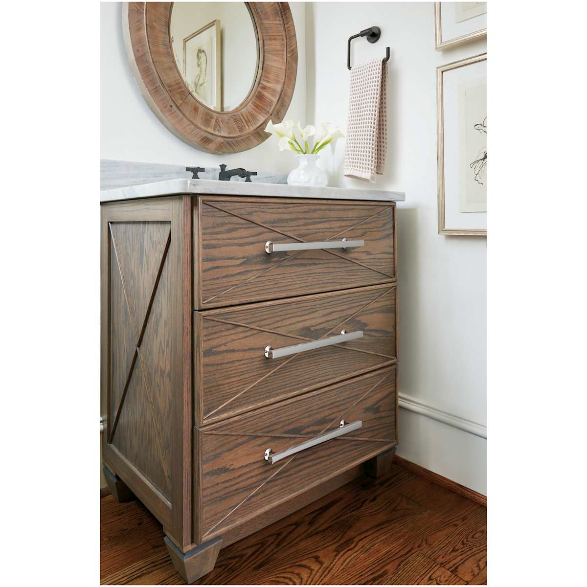 Amerock - BP37109CZ - Everett 10-1/16 Inch Center to Center Bar Cabinet Pull in Champagne Bronze
