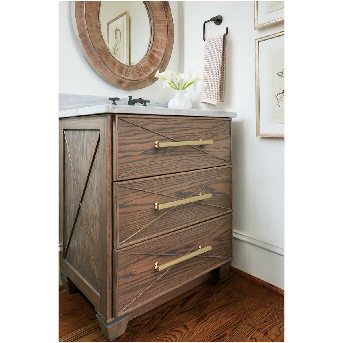 Amerock - BP37109CZ - Everett 10-1/16 Inch Center to Center Bar Cabinet Pull in Champagne Bronze