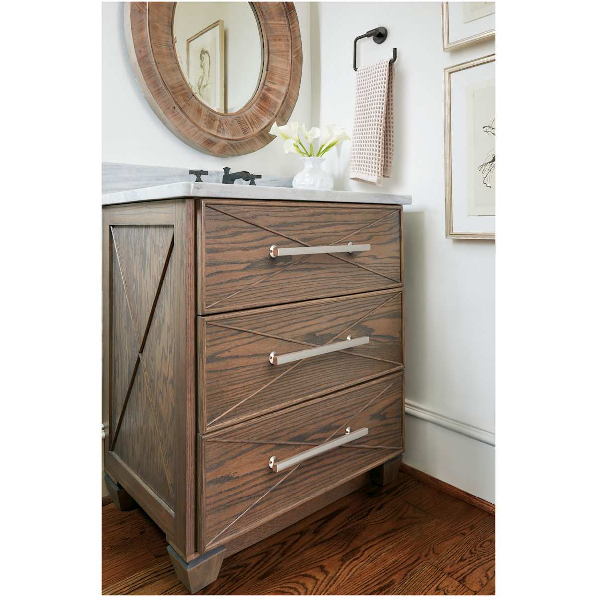 Amerock - BP37109CZ - Everett 10-1/16 Inch Center to Center Bar Cabinet Pull in Champagne Bronze