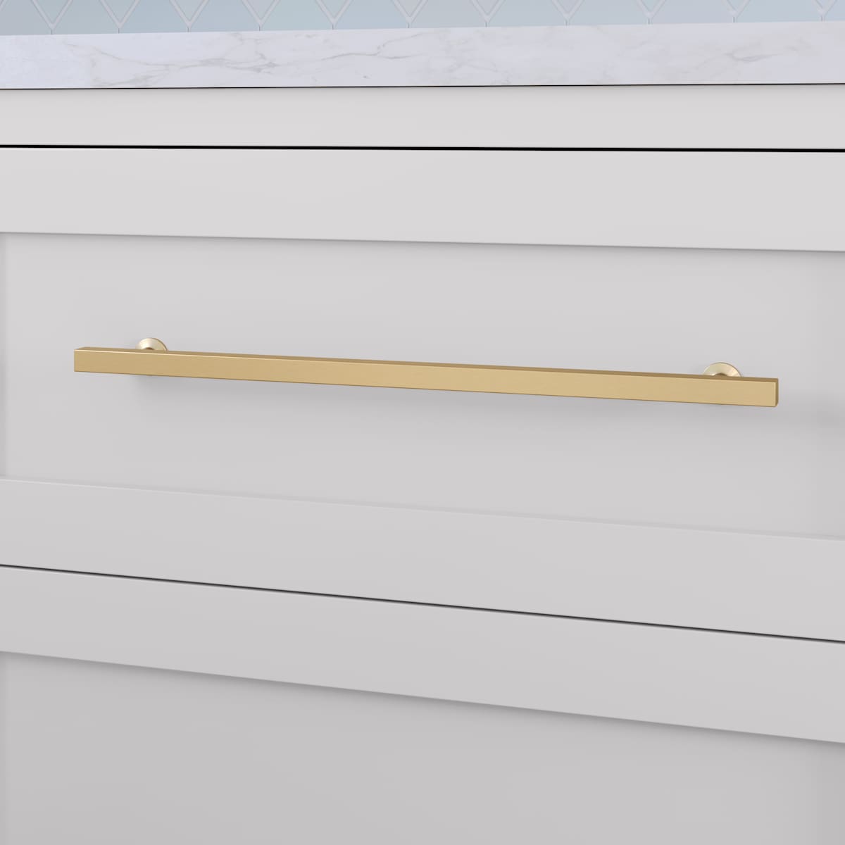Amerock - BP37111G10 - Everett 18 Inch Center to Center Bar Appliance Pull in Satin Nickel