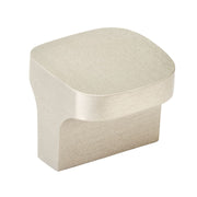 Amerock - BP37250BN - Hampden 1-1/4 Inch Square Cabinet Knob in Silver Champagne