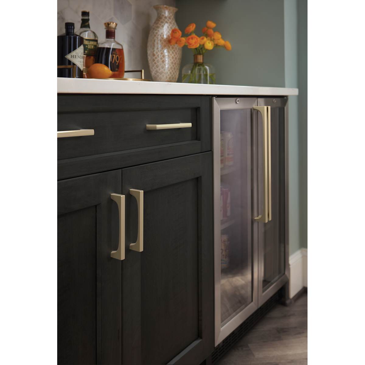 Amerock - BP37424MB - Merced 5-1/16 Inch Center to Center Bar Cabinet Pull in Matte Black