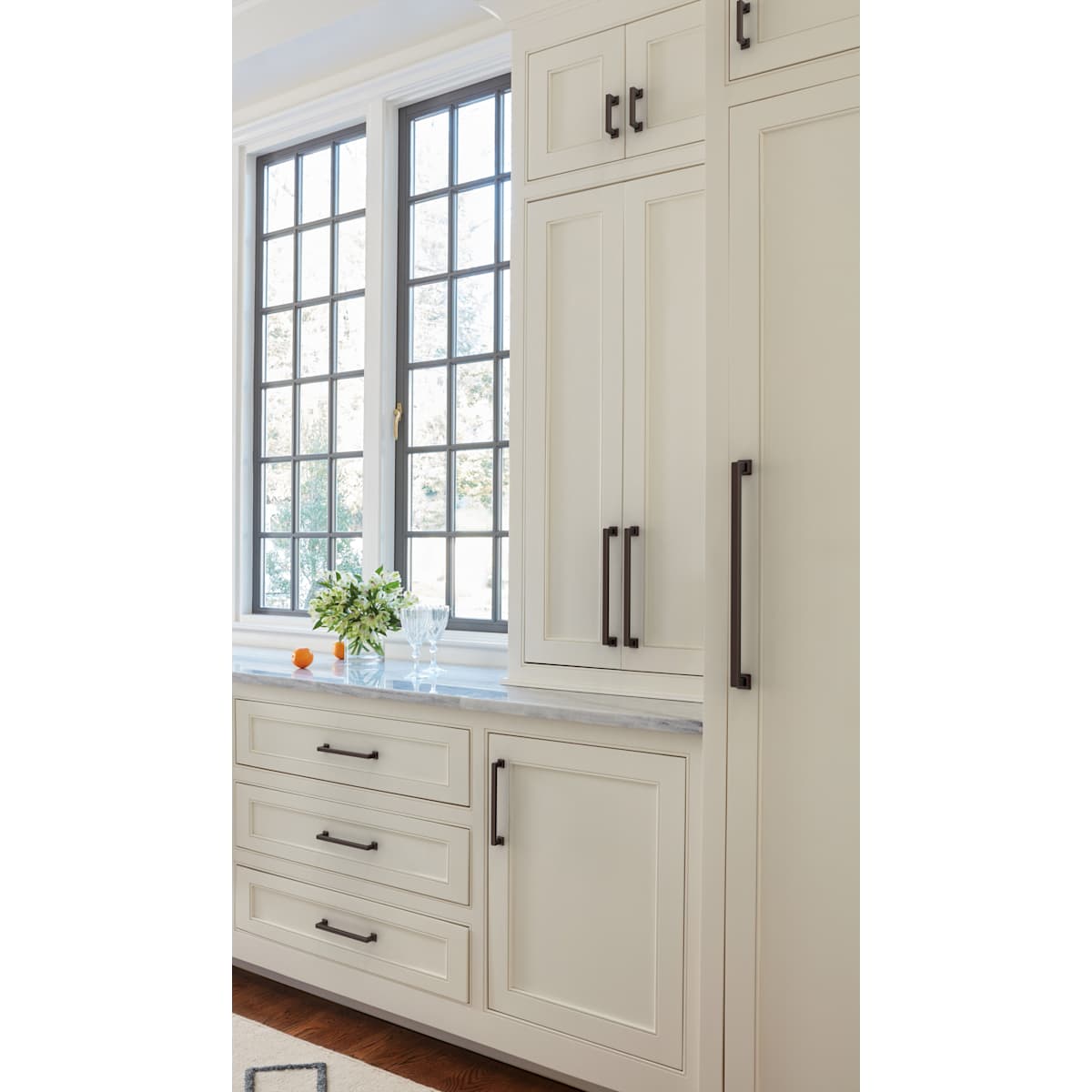 Amerock - BP37445PN - Lintel 7-9/16 Inch Center to Center Bar Cabinet Pull in Polished Nickel