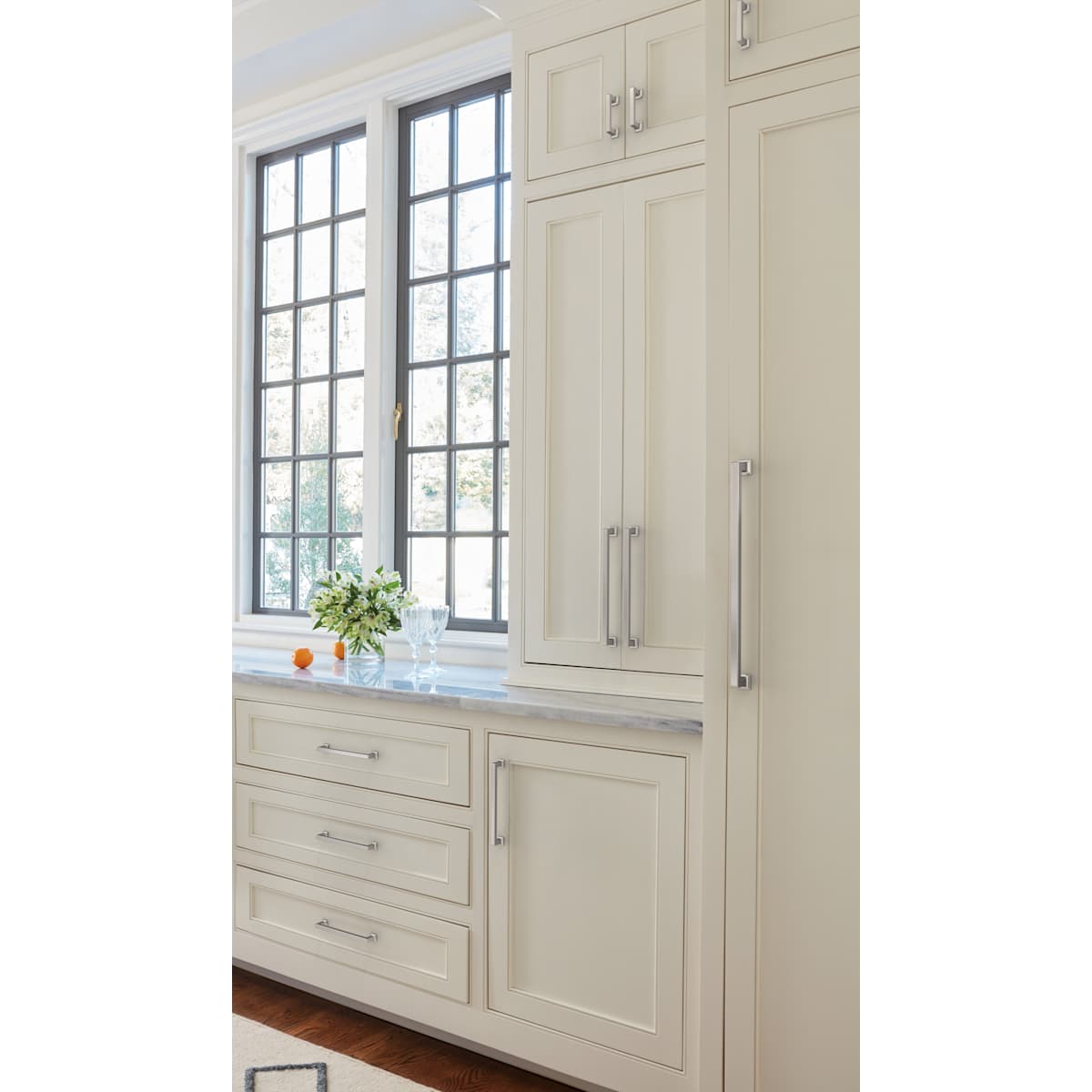 Amerock - BP37445PN - Lintel 7-9/16 Inch Center to Center Bar Cabinet Pull in Polished Nickel