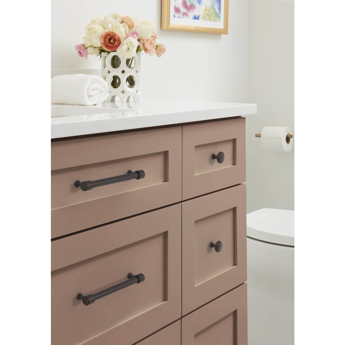 Amerock - BP37465CZ - Faircrest 6-5/16 Inch Center to Center Bar Cabinet Pull in Champagne Bronze