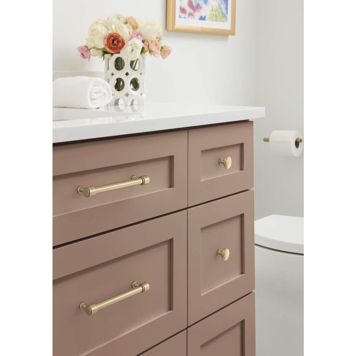 Amerock - BP37465CZ - Faircrest 6-5/16 Inch Center to Center Bar Cabinet Pull in Champagne Bronze