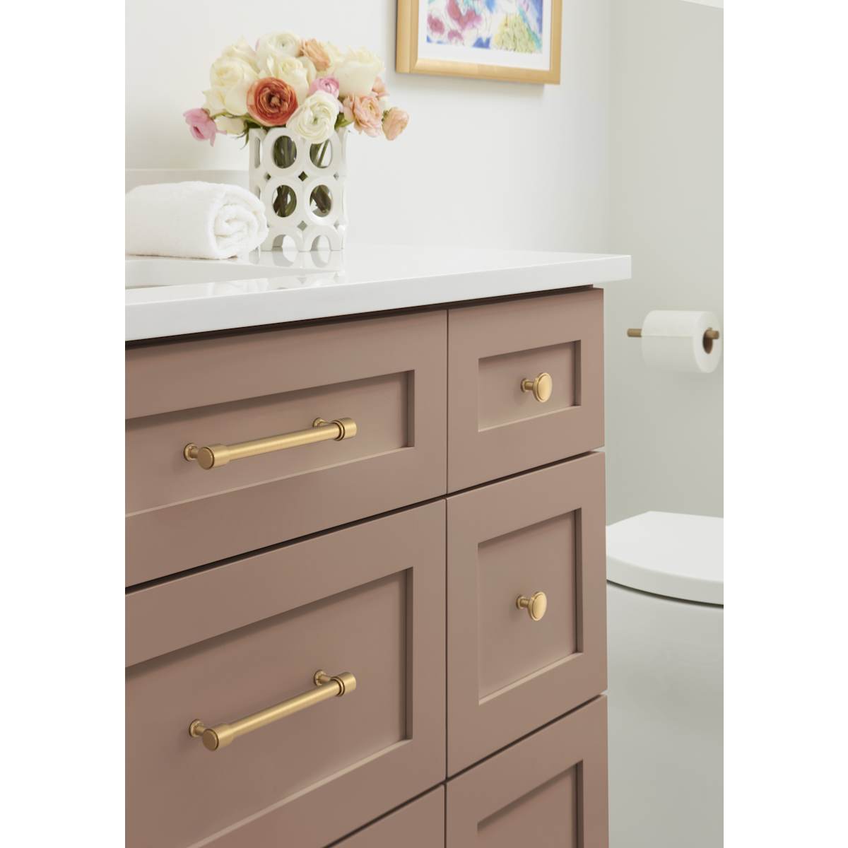 Amerock - BP37465CZ - Faircrest 6-5/16 Inch Center to Center Bar Cabinet Pull in Champagne Bronze