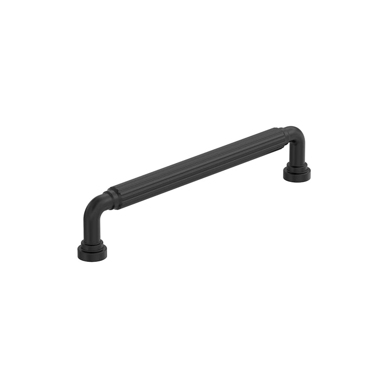 Amerock - BP37704MB - Cowrie 6-5/16 Inch Center to Center Handle Cabinet Pull in Matte Black