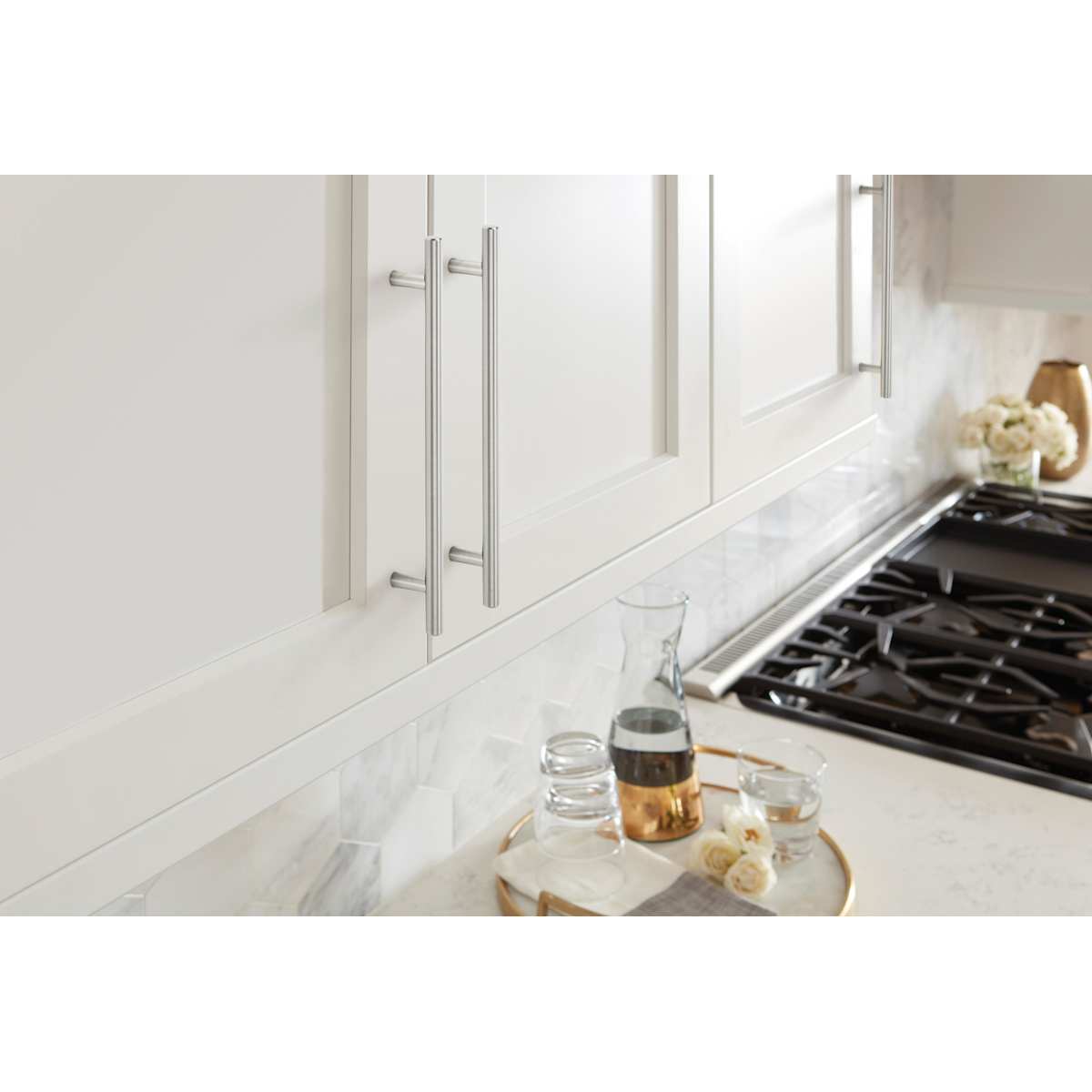 Amerock - BP40518PN - Bar Pulls 7-9/16 Inch Center to Center Bar Cabinet Pull in Polished Nickel