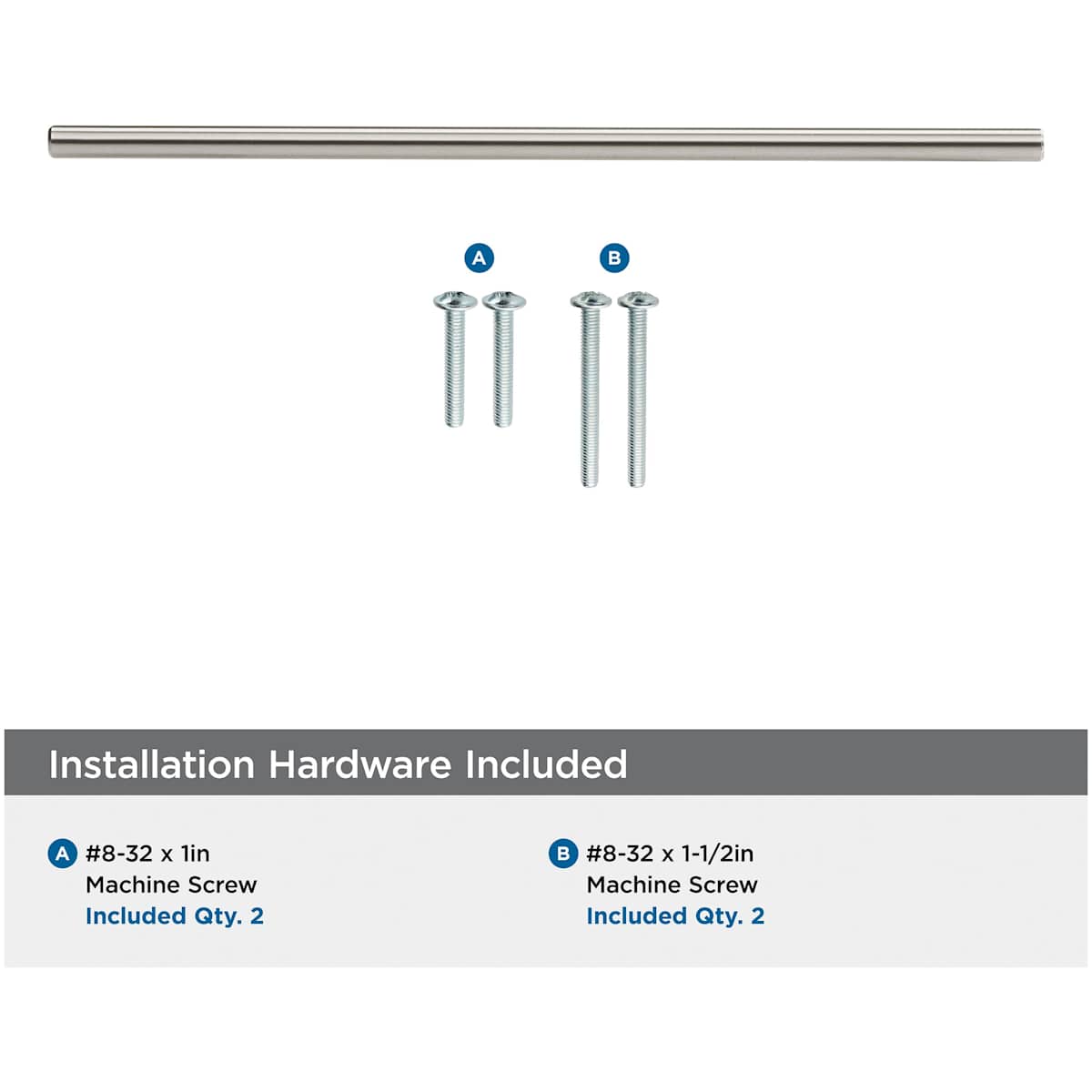 Amerock - BP40519GM - Bar Pulls 10-1/16 Inch Center to Center Bar Cabinet Pull in Gunmetal