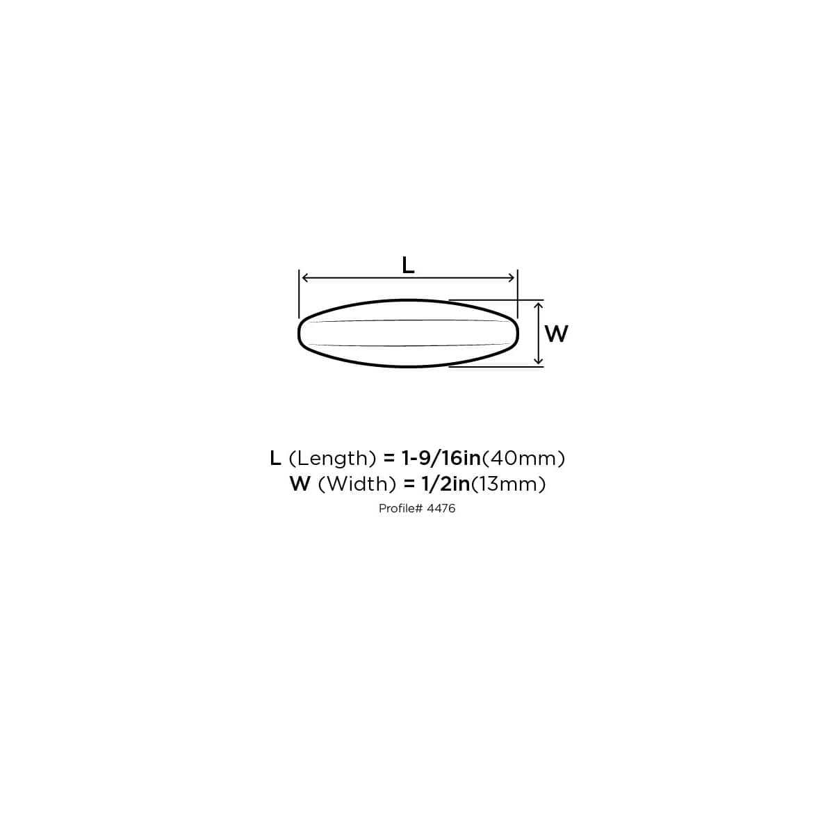 Amerock - BP4476G10 - Everyday Heritage 1-9/16 Inch Bar Cabinet Knob in Satin Nickel