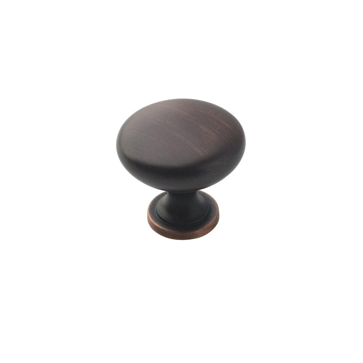 Amerock - 25PK53005FB - Edona 1-1/4 Inch Diameter Mushroom Cabinet Knob - 25 Pack in Matte Black