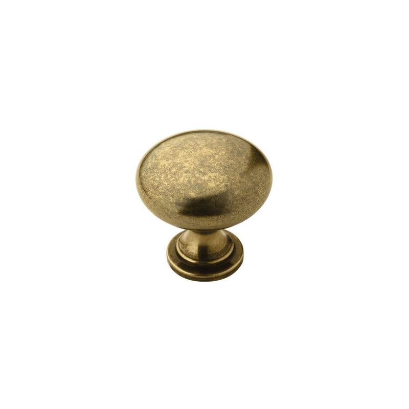 Amerock - BP53005BB - Edona 1-1/4 Inch Mushroom Cabinet Knob in Burnished Brass