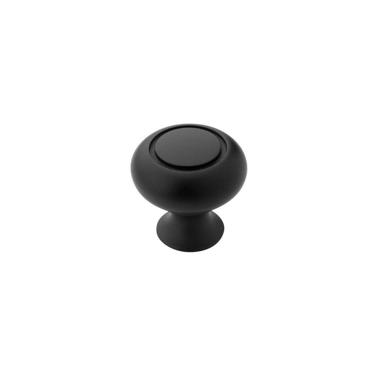 Amerock - BP53011FB - Everyday Heritage 1-1/4 Inch Mushroom Cabinet Knob in Matte Black