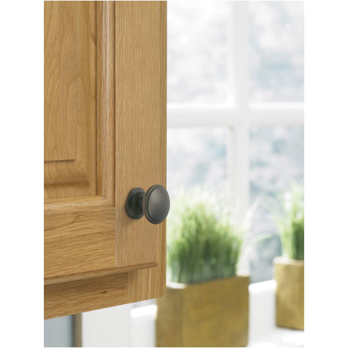 Amerock - BP53012ORB - Ravino 1-1/4 Inch Mushroom Cabinet Knob in Oil Rubbed Bronze