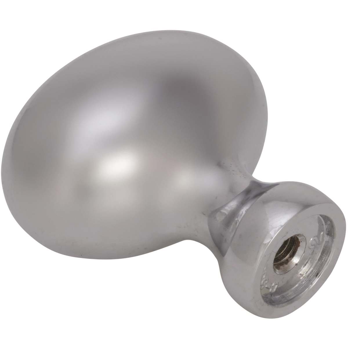 Amerock - 10BX5301426 - Vaile 1-3/8 Inch Long Oval Cabinet Knob - Pack of 10 in Polished Chrome