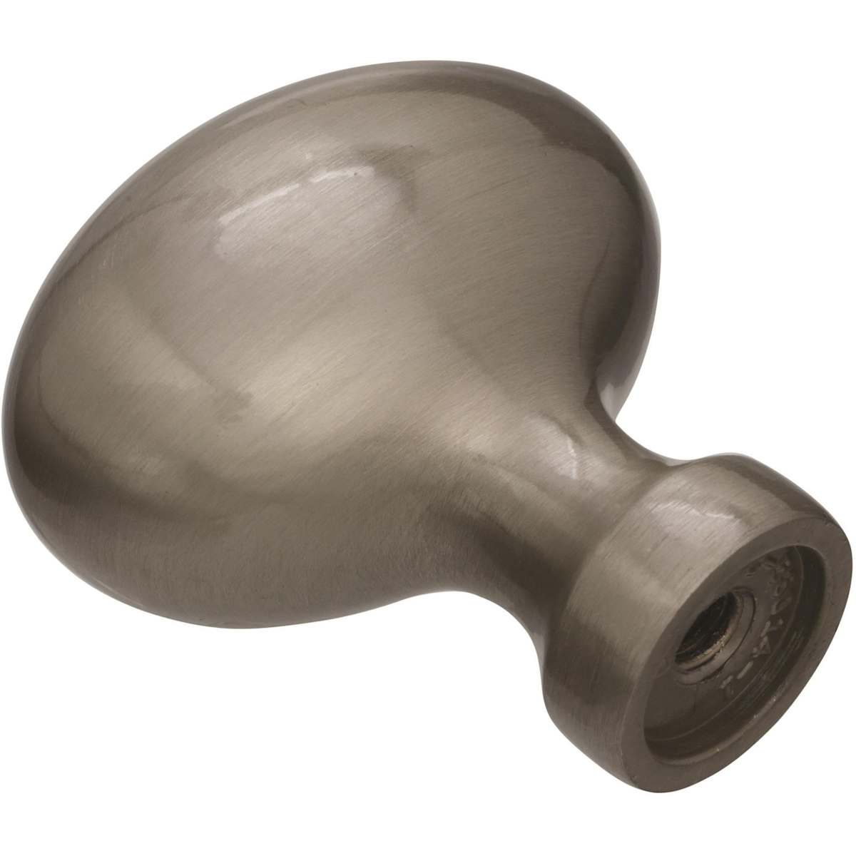 Amerock - 10BX5301426 - Vaile 1-3/8 Inch Long Oval Cabinet Knob - Pack of 10 in Polished Chrome