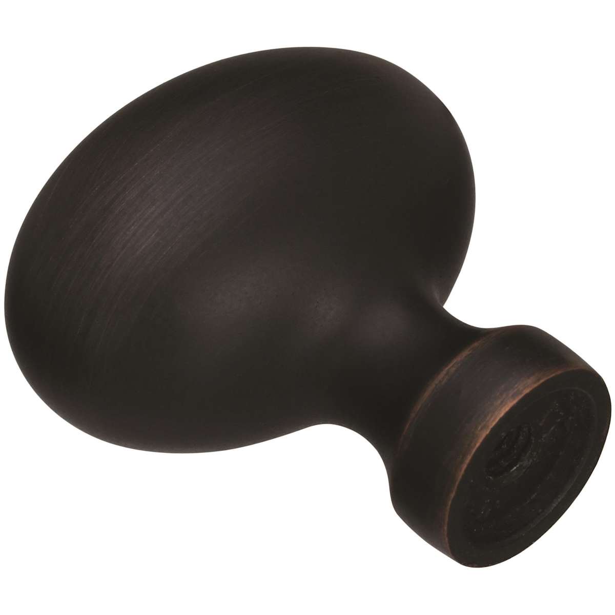 Amerock - 10BX5301426 - Vaile 1-3/8 Inch Long Oval Cabinet Knob - Pack of 10 in Polished Chrome