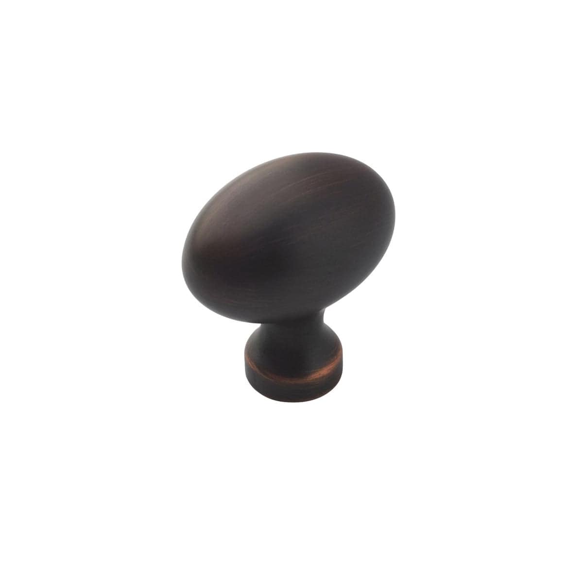 Amerock - 10BX5301426 - Vaile 1-3/8 Inch Long Oval Cabinet Knob - Pack of 10 in Polished Chrome
