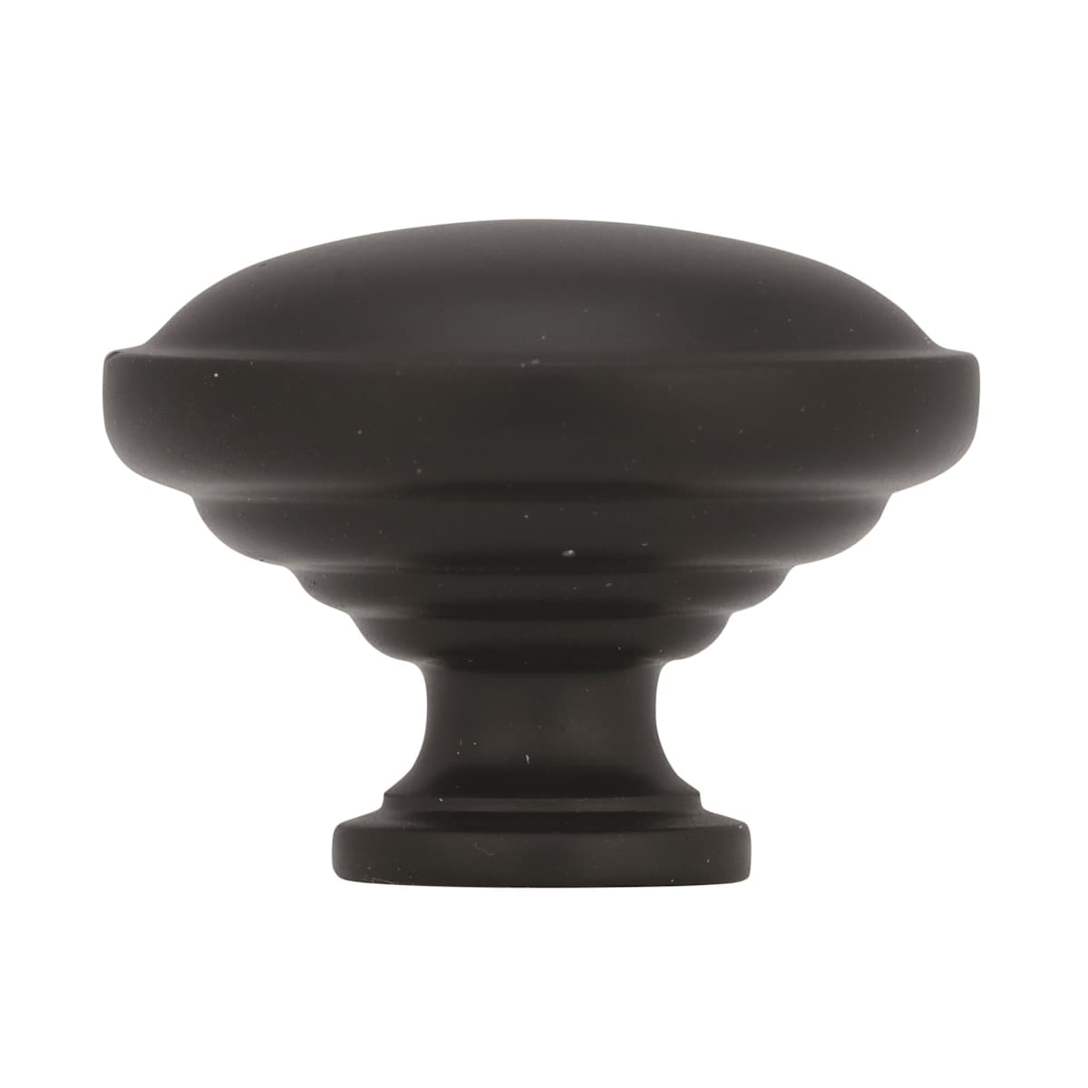 Amerock - BP53015FB - Everyday Heritage 1-1/4 Inch Mushroom Cabinet Knob in Matte Black