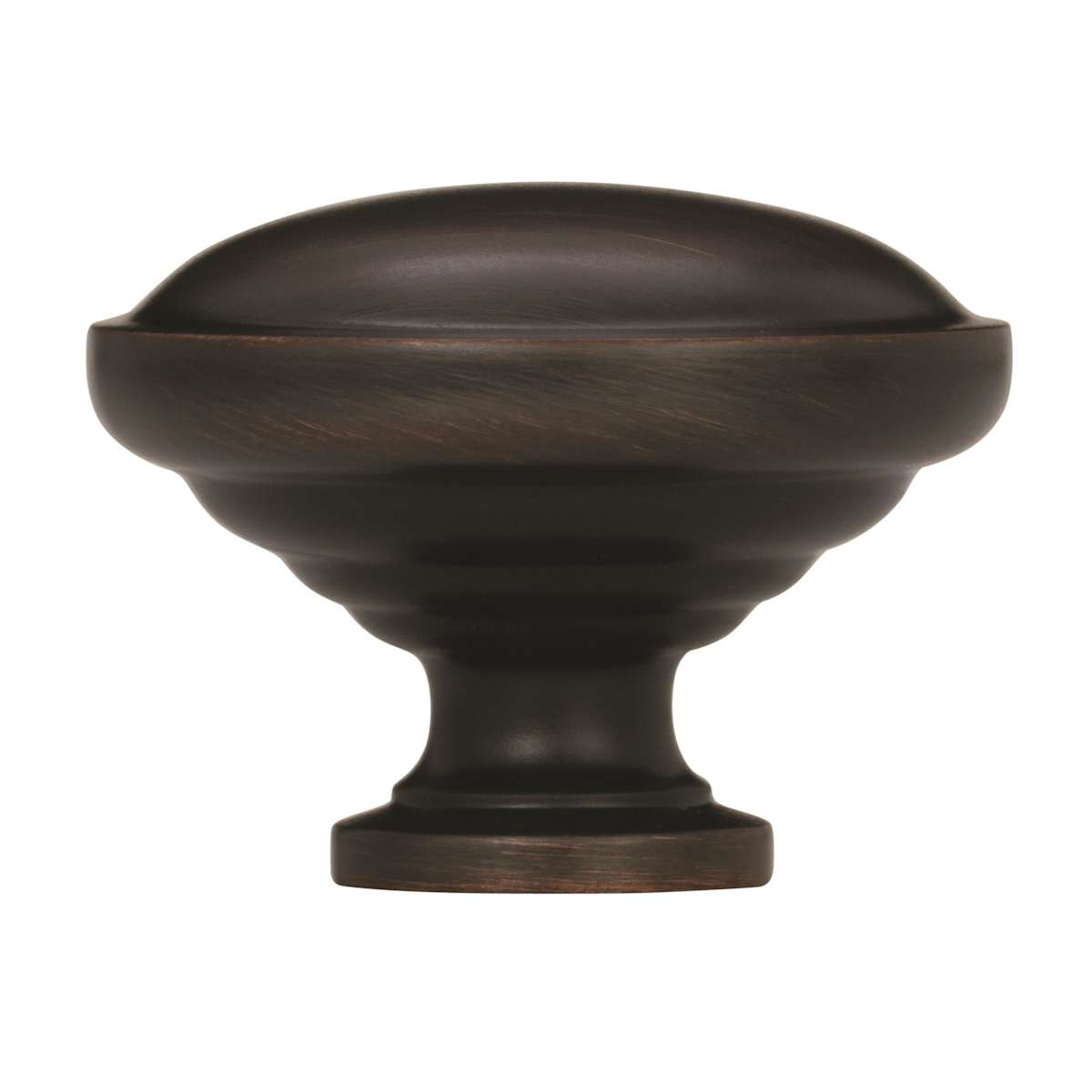 Amerock - BP53015FB - Everyday Heritage 1-1/4 Inch Mushroom Cabinet Knob in Matte Black