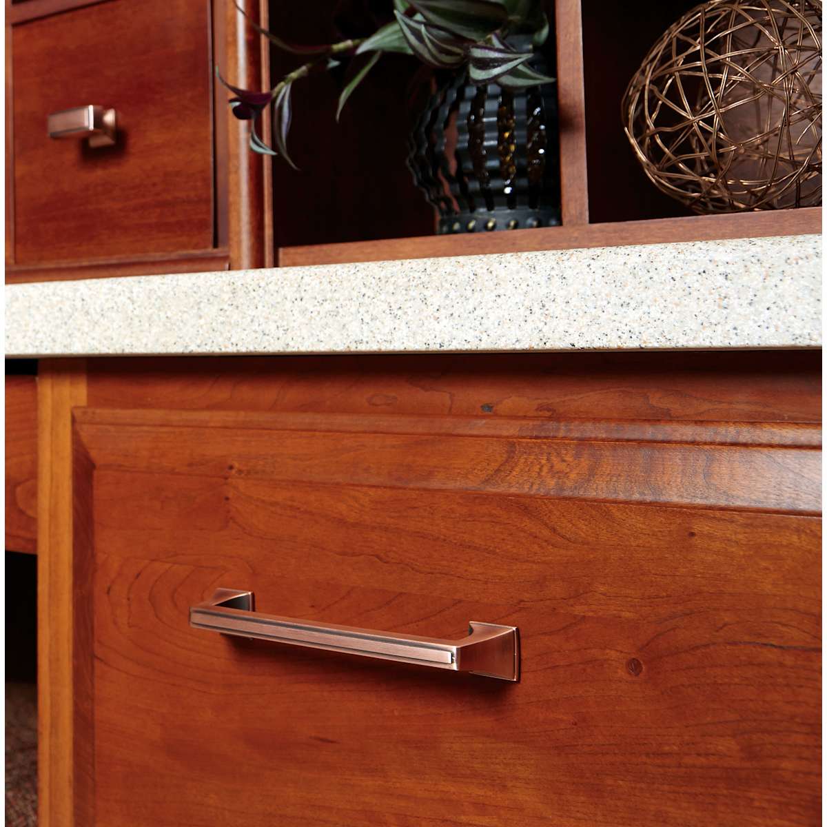 Amerock - BP53530GM-10PACK - Mulholland 6-5/16 Inch Center to Center Handle Cabinet Pull - 10 Pack in Gunmetal