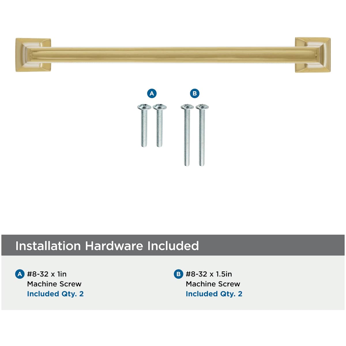 Amerock - BP53530CZ - Mulholland 6-5/16 Inch Center to Center Handle Cabinet Pull in Champagne Bronze