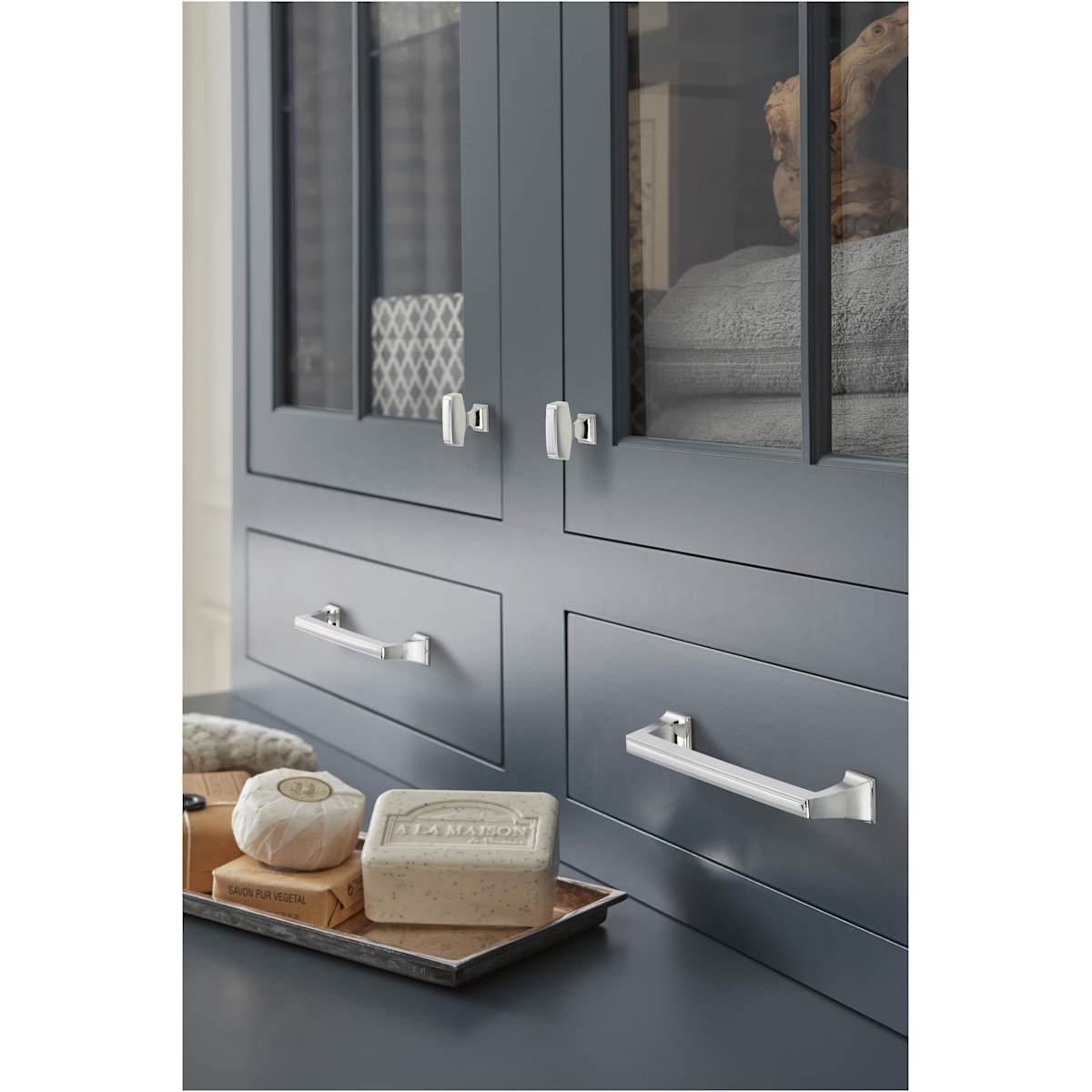 Amerock - BP53530CZ - Mulholland 6-5/16 Inch Center to Center Handle Cabinet Pull in Champagne Bronze