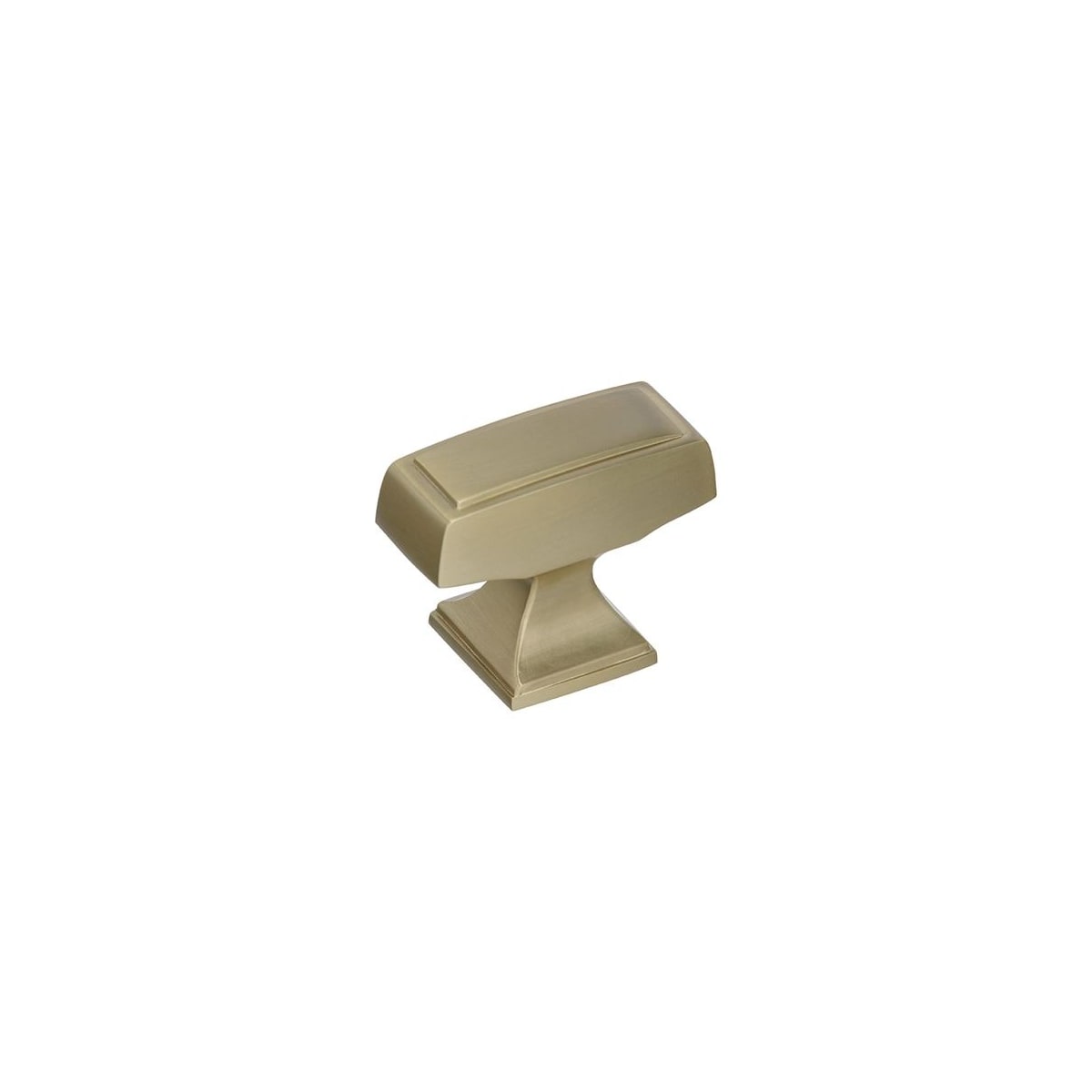 Mulholland 1-1/2 Inch Rectangular Cabinet Knob - 10 Pack