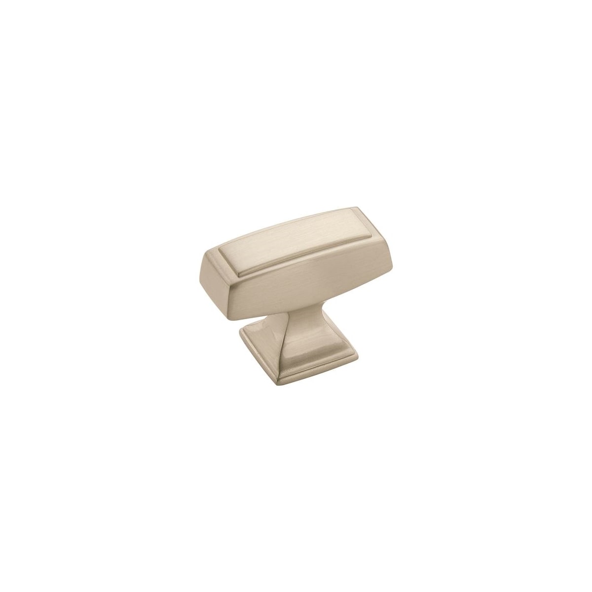 Mulholland 1-1/2 Inch Rectangular Cabinet Knob - 10 Pack