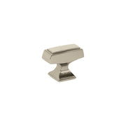 Amerock - BP535342PN-25PACK - Mulholland 1-1/2 Inch Rectangular Cabinet Knob - 25 Pack in Polished Nickel