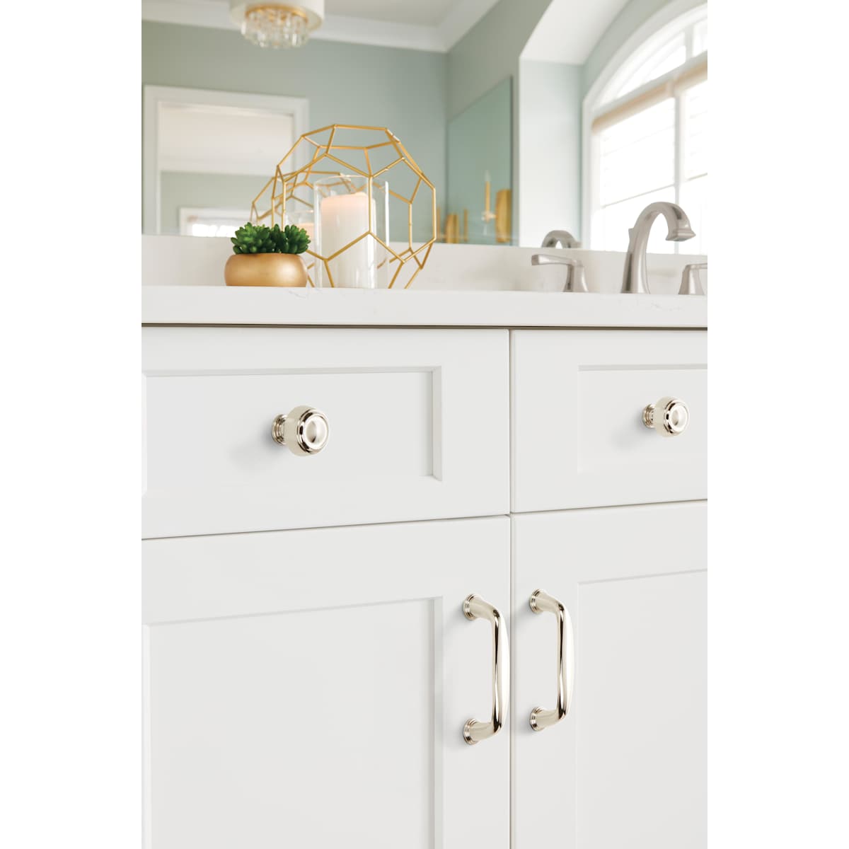 Amerock - BP53700PN - Kane 1-3/16 Inch Mushroom Cabinet Knob in Polished Nickel