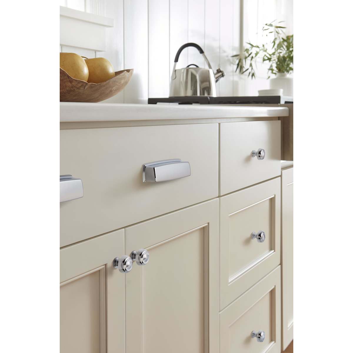 Amerock - BP53700PN - Kane 1-3/16 Inch Mushroom Cabinet Knob in Polished Nickel