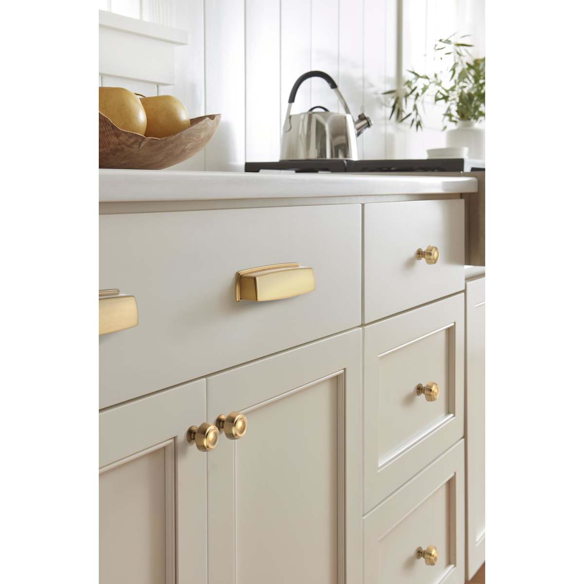 Amerock - BP53700PN - Kane 1-3/16 Inch Mushroom Cabinet Knob in Polished Nickel