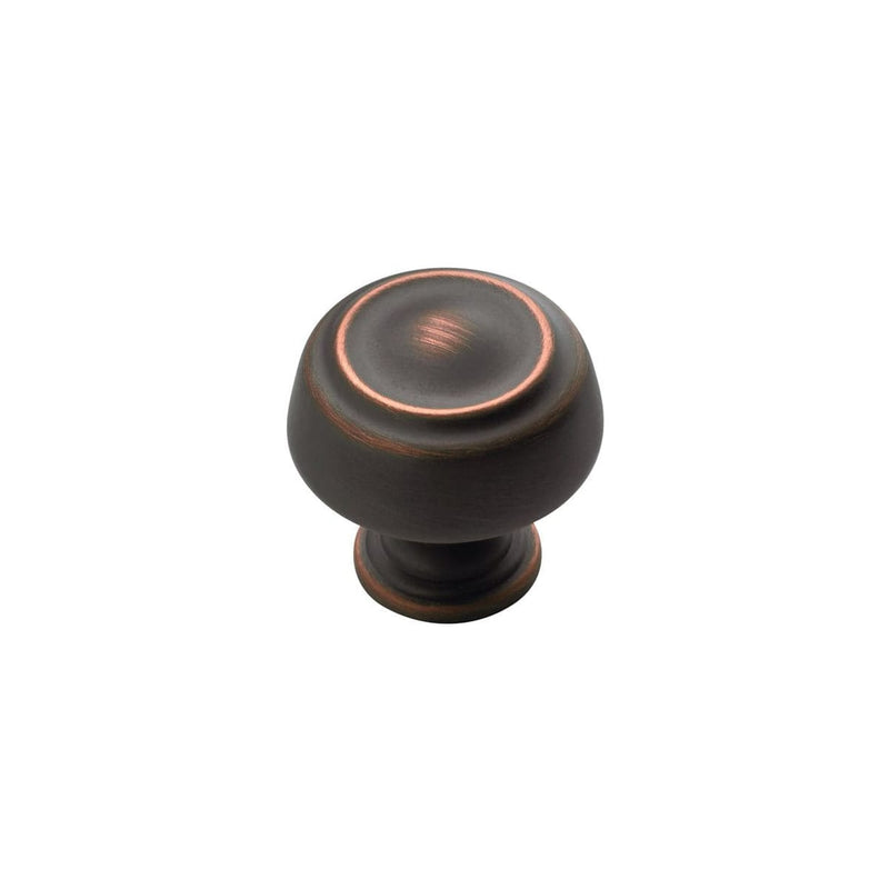 Kane 1-3/16 Inch Diameter Mushroom Cabinet Knob - 25 Pack