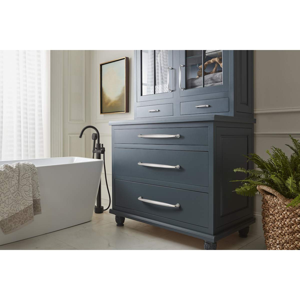 Amerock - BP53702ORB - Kane 3-3/4 Inch Center to Center Handle Cabinet Pull in Oil Rubbed Bronze