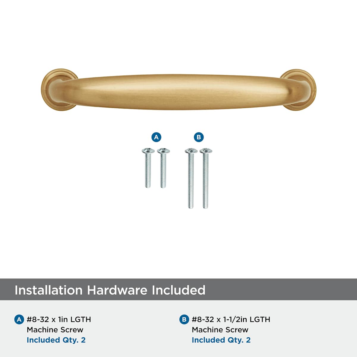 Amerock - BP53702ORB - Kane 3-3/4 Inch Center to Center Handle Cabinet Pull in Oil Rubbed Bronze