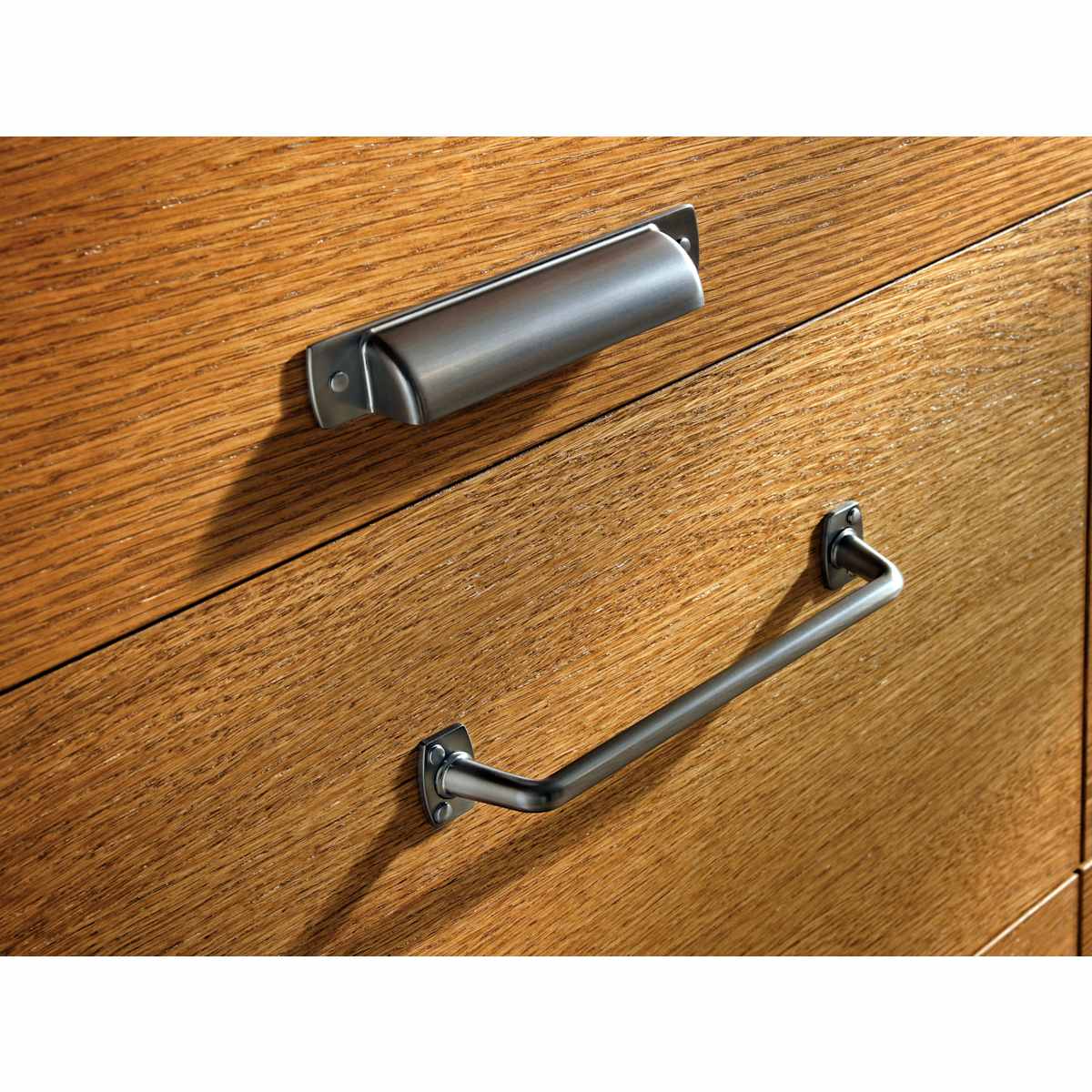 Amerock - BP53713GPH-10PACK - Rochdale 5 Inch (128mm) Center to Center Handle Cabinet Pull - 10 Pack in Graphite