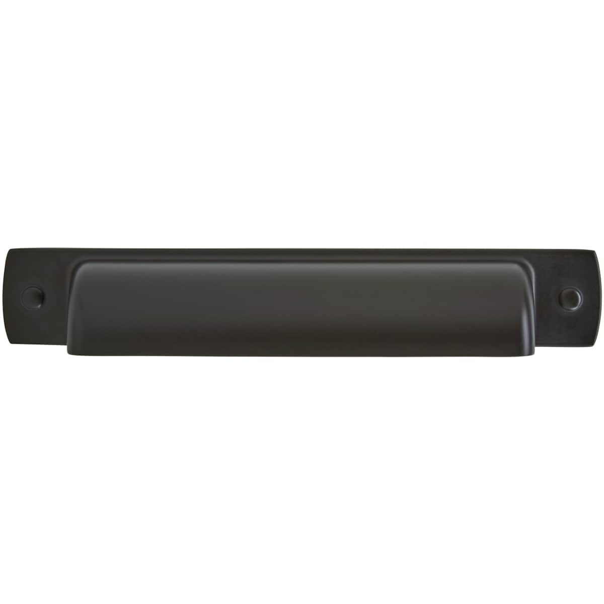 Amerock - 10BX53716FB - Rochdale 3-3/4 Inch Center to Center Cup Cabinet Pull - Pack of 10 in Matte Black