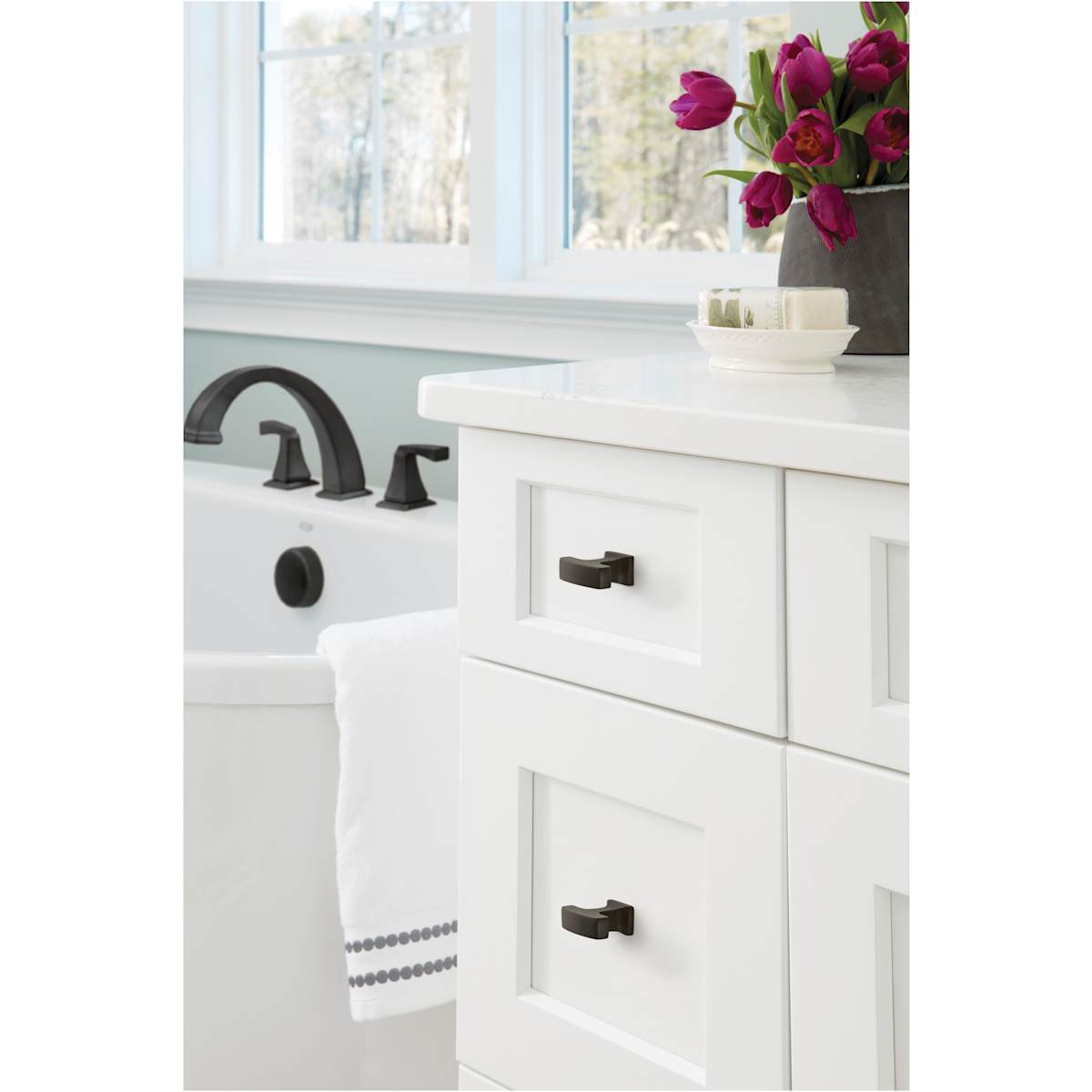 Amerock - BP53717PN - Westerly 1-5/16 Inch Bar Cabinet Knob in Polished Nickel