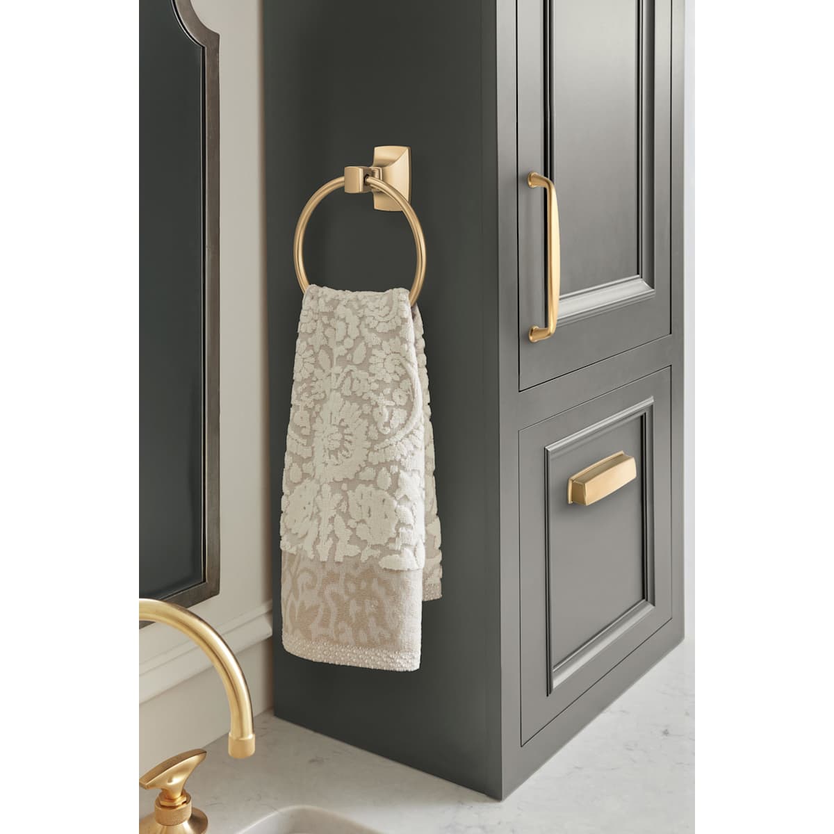 Amerock - BP53801ORB - Kane 3-3/4 Inch Center to Center Cup Cabinet Pull in Oil Rubbed Bronze