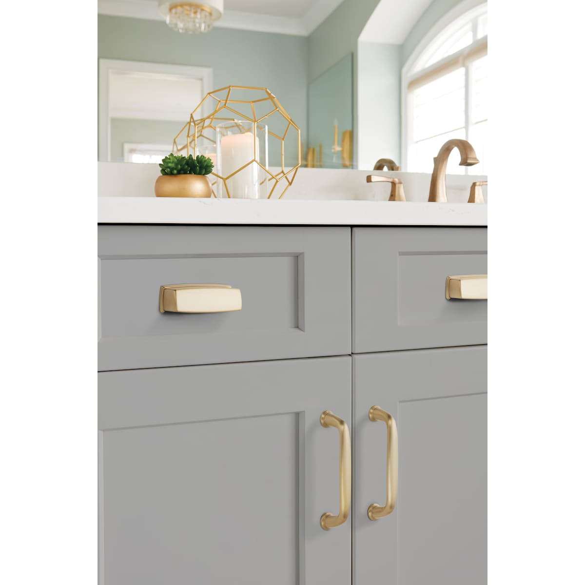 Amerock - BP53801ORB - Kane 3-3/4 Inch Center to Center Cup Cabinet Pull in Oil Rubbed Bronze