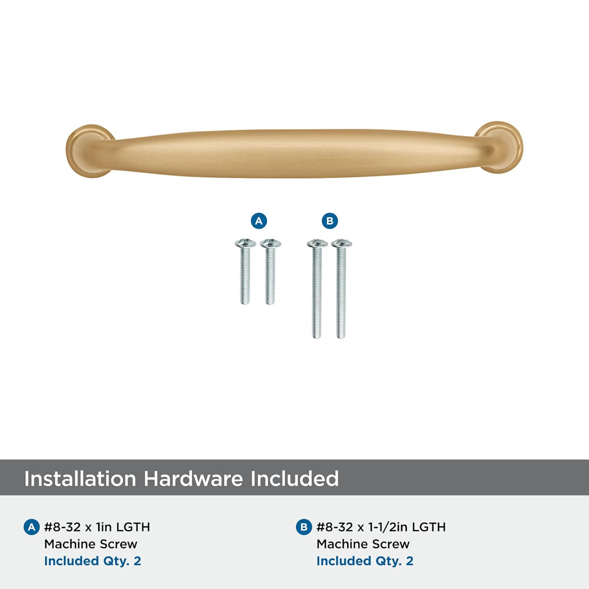 Amerock - BP53802G10 - Kane 5-1/16 Inch Center to Center Handle Cabinet Pull in Satin Nickel