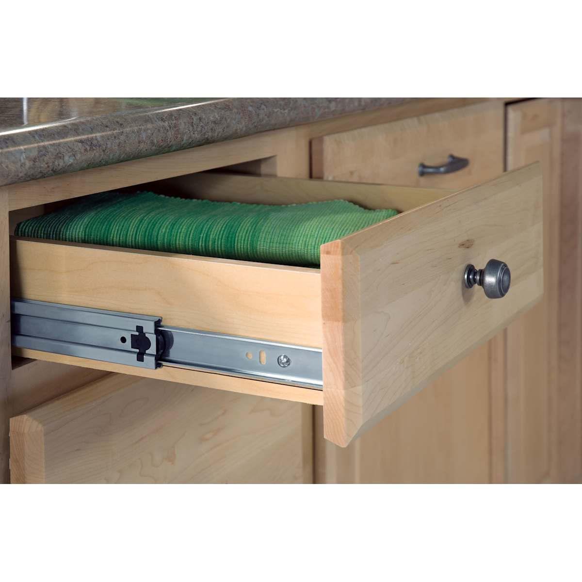 Amerock - BP53802G10 - Kane 5-1/16 Inch Center to Center Handle Cabinet Pull in Satin Nickel