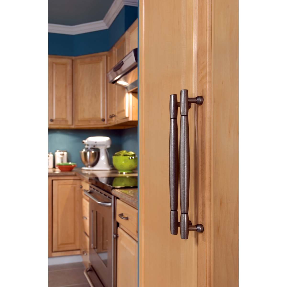 Amerock - BP53802G10 - Kane 5-1/16 Inch Center to Center Handle Cabinet Pull in Satin Nickel