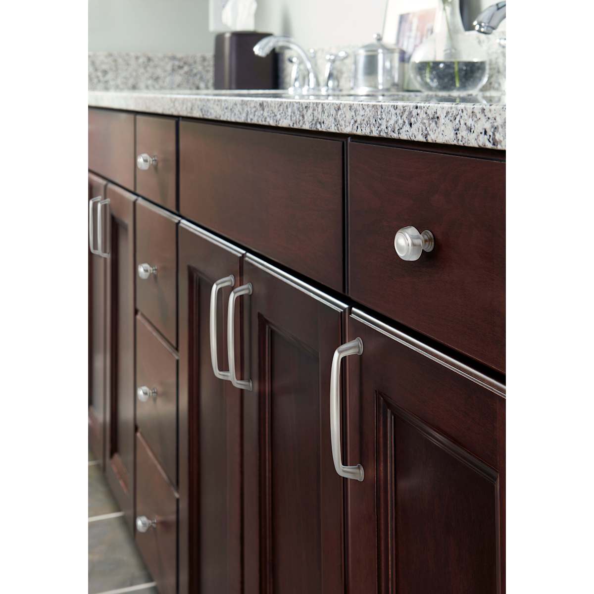 Amerock - BP53802G10 - Kane 5-1/16 Inch Center to Center Handle Cabinet Pull in Satin Nickel