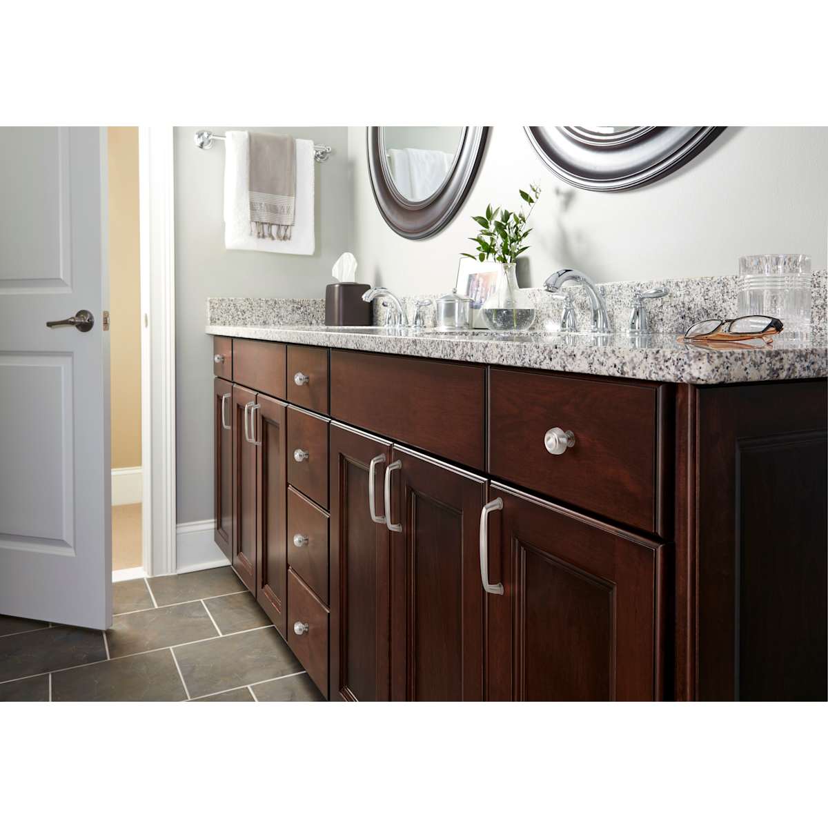 Amerock - BP53803G10-10PACK - Kane 6-5/16 Inch Center to Center Handle Cabinet Pull - 10 Pack in Satin Nickel