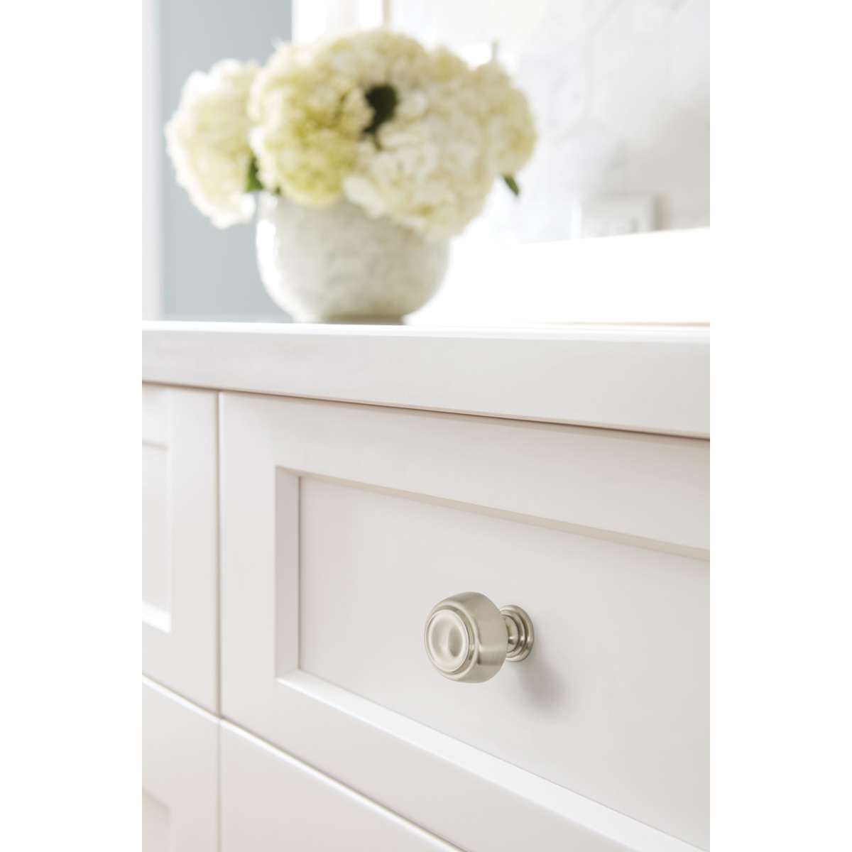Amerock - BP538072G10 - Kane 1-5/8 Inch Mushroom Cabinet Knob in Satin Nickel